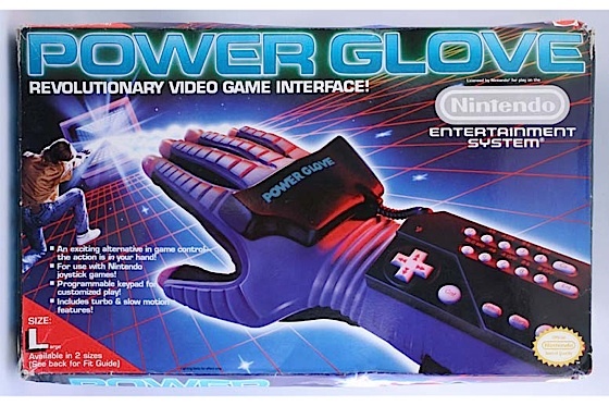 Nintendo NES shops power glove and sensor